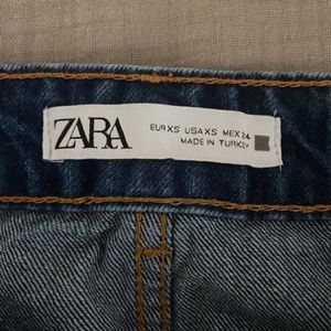 Zara Denim Midi Skirt XS